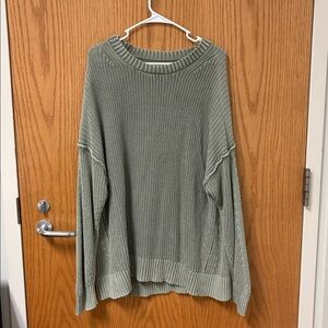 American Eagle Outfitters Green Sweater